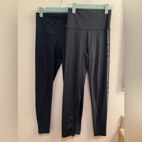 2 Pairs of Aerie Leggings Size Small - Picture 1 of 8